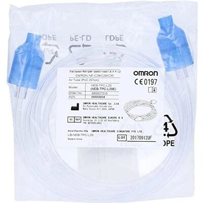 Tubo de Nebulizador Omron - Compatível com C28, C29, C30 Tubo de Nebulizador Omron - Compatível com C28, C29, C30