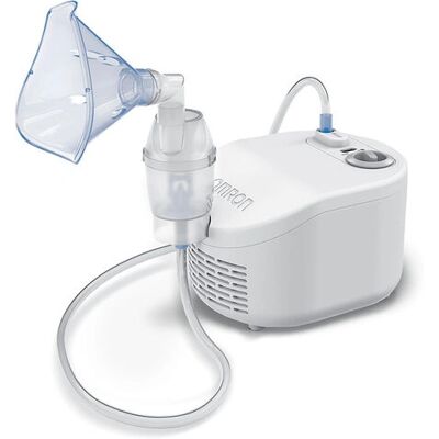 Inhalator Omron C101 Essential - Łatwy w użyciu, Zawiera akcesoria, Niski poziom hałasu Inhalator Omron C101 Essential - Łatwy w użyciu, Zawiera akcesoria, Niski poziom hałasu