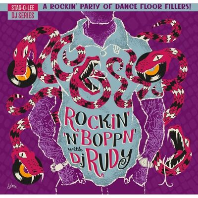 Stag-o-lee Rockin' Boppin' DJ Rudy 2-LP Vinyl Stag-o-lee Rockin' Boppin' DJ Rudy 2-LP Vinyl