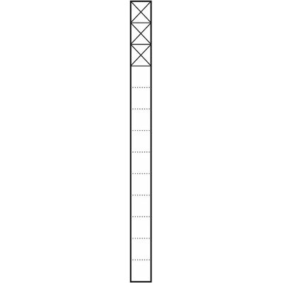 Siedle - KSF 613-3 SM - 1344mm - Aluminium - Poteau d'interphonie Siedle - KSF 613-3 SM - 1344mm - Aluminium - Poteau d'interphonie