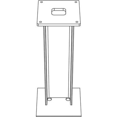 Siedle - ZE/STL 168 x 168 - Edelstahl - Erdstück Siedle - ZE/STL 168 x 168 - Edelstahl - Erdstück