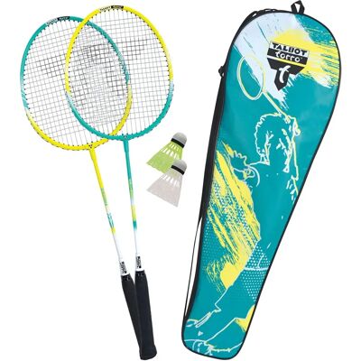 Talbot/Torro Premium Badminton-Set - 2-Leichte Aluminium-Schläger Talbot/Torro Premium Badminton-Set - 2-Leichte Aluminium-Schläger