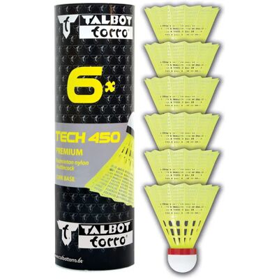 Talbot Torro Unisex Tech 450 Badminton Balls - 6 pcs Talbot Torro Unisex Tech 450 Badminton Balls - 6 pcs
