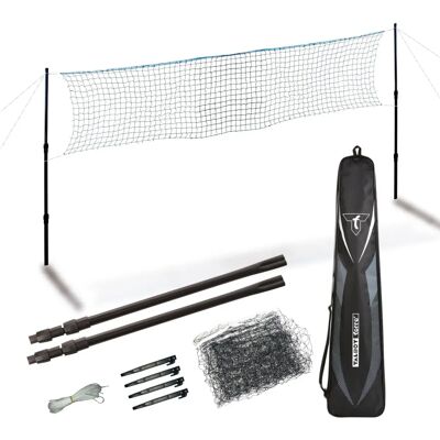 Talbot-Torro Badminton Net Set - Adjustable Nylon 610x155cm Talbot-Torro Badminton Net Set - Adjustable Nylon 610x155cm