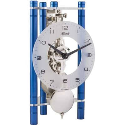 Hermle 23025-Q70721 Blue Skeleton Table Clock - Timepiece Hermle 23025-Q70721 Blue Skeleton Table Clock - Timepiece
