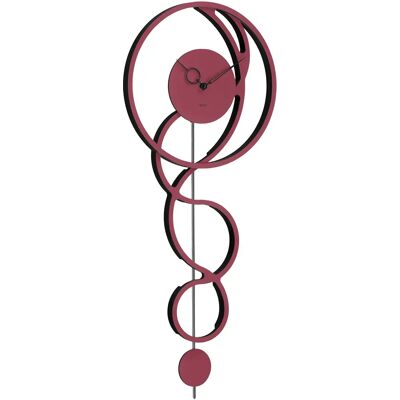 Hermle Modell 61023-362200 - Wanduhr - rot Hermle Modell 61023-362200 - Wanduhr - rot