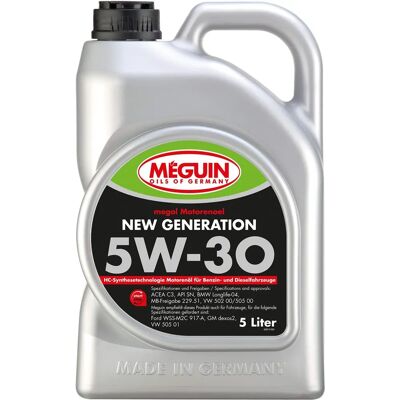 Meguin Megol New Generation SAE 5W-30 5 L - Motoröl Meguin Megol New Generation SAE 5W-30 5 L - Motoröl