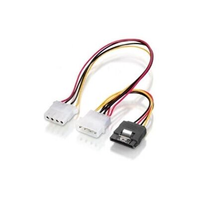 Equip 112050 Cable de alimentación multicolor de 15cm de SATA a Molex - Cable de alimentación Equip 112050 Cable de alimentación multicolor de 15cm de SATA a Molex - Cable de alimentación