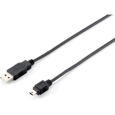 Equip 128521 USB-kaapeli - 1,8 m - USB A to Mini-USB B - Musta Equip 128521 USB-kaapeli - 1,8 m - USB A to Mini-USB B - Musta