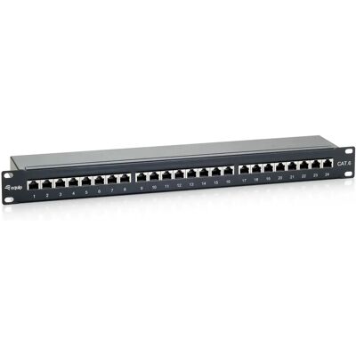 Equip 326424 Πάνελ Παράκαμψης - 24 Θύρες, Μαύρο, 1U Equip 326424 Πάνελ Παράκαμψης - 24 Θύρες, Μαύρο, 1U