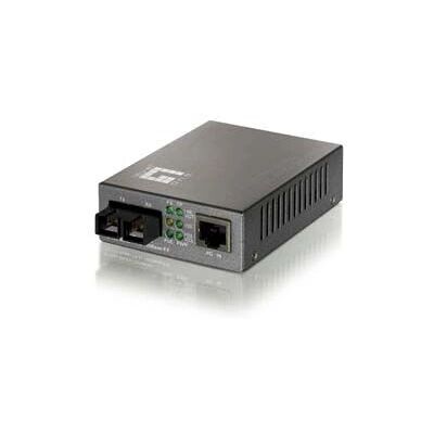 LevelOne FVT-0103TXFC PoE Media Converter - 10/100BaseTX zu 100Base-FX - Schwarz LevelOne FVT-0103TXFC PoE Media Converter - 10/100BaseTX zu 100Base-FX - Schwarz