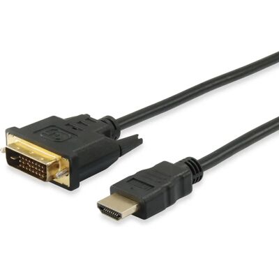 Adattatore cavo video Equip 119323 - DVI-D a HDMI - 3m - Nero Adattatore cavo video Equip 119323 - DVI-D a HDMI - 3m - Nero