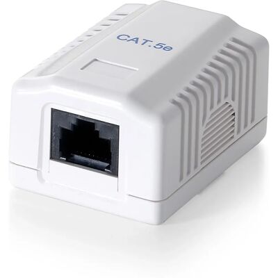 Equip 235111 Tomada de Superfície RJ-45 Branca - Acessórios de Rede Equip 235111 Tomada de Superfície RJ-45 Branca - Acessórios de Rede