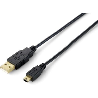Cavo USB 2.0 Equip - 3m, Nero, USB A a Mini-USB B Cavo USB 2.0 Equip - 3m, Nero, USB A a Mini-USB B