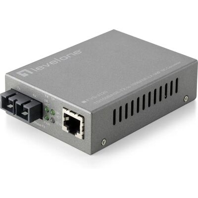 LevelOne FVS-3120 Netzwerk-Medienkonverter - 100 Mbit/s - Grau LevelOne FVS-3120 Netzwerk-Medienkonverter - 100 Mbit/s - Grau