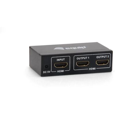 Diviseur vidéo Equip 332712 - 2 HDMI, 4K, Noir - Publicité Diviseur vidéo Equip 332712 - 2 HDMI, 4K, Noir - Publicité