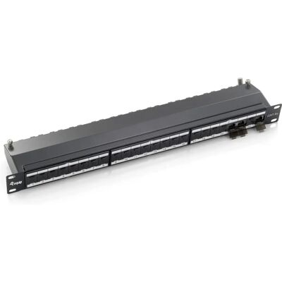 Equip 326624 Abgeschirmtes 24-Port Patch Panel - 1U Equip 326624 Abgeschirmtes 24-Port Patch Panel - 1U