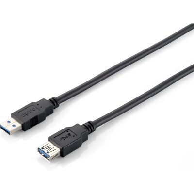 Cable USB Equip - 3m Negro USB 3.2 Gen 1 Cable USB Equip - 3m Negro USB 3.2 Gen 1