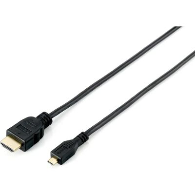 Câble HDMI Equip 119309 - 1m, Standard & Micro, Noir - Publicité Câble HDMI Equip 119309 - 1m, Standard & Micro, Noir - Publicité