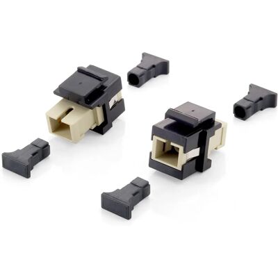 Equip 125572 adaptateur fibre optique - 8 pcs - Beige, Noir - Adaptateur fibre optique - Publicité Equip 125572 adaptateur fibre optique - 8 pcs - Beige, Noir - Adaptateur fibre optique - Publicité