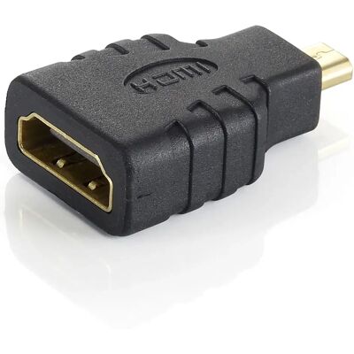 Equip 118915 Adaptador Micro HDMI para HDMI - Preto Equip 118915 Adaptador Micro HDMI para HDMI - Preto