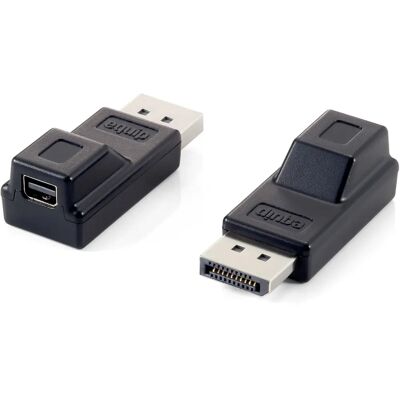 Adaptador de cable Equip 118916 - DisplayPort a Mini DisplayPort - Negro Adaptador de cable Equip 118916 - DisplayPort a Mini DisplayPort - Negro