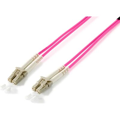 Equip 255513 Violette Glasvezel Kabel - 3m - OM4 - LC-LC Equip 255513 Violette Glasvezel Kabel - 3m - OM4 - LC-LC