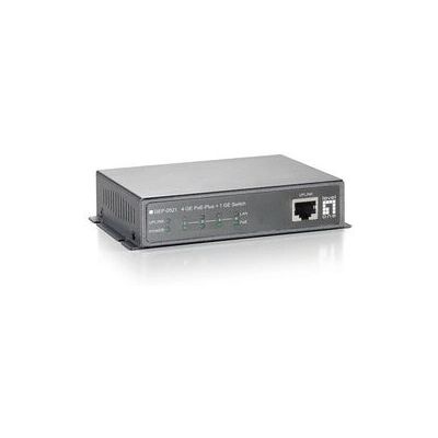 LevelOne GEP-0521 Netzwerkswitch - 5 PoE+ Ports - Grau LevelOne GEP-0521 Netzwerkswitch - 5 PoE+ Ports - Grau