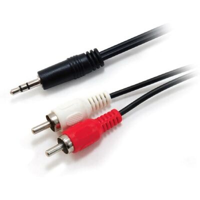 Cavo audio stereo 3,5 mm Equip 14709207 placcato nickel - 2,5 m Cavo audio stereo 3,5 mm Equip 14709207 placcato nickel - 2,5 m