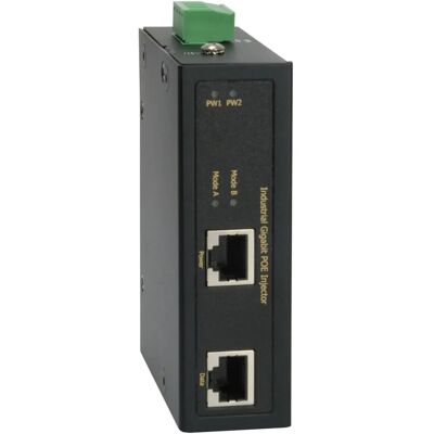 Adaptador PoE LevelOne IGP-0102 - Ethernet Gigabit - PoE+ Adaptador PoE LevelOne IGP-0102 - Ethernet Gigabit - PoE+