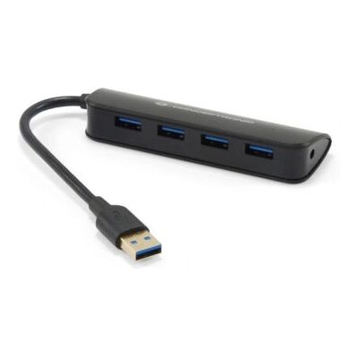 Conceptronic C4PUSB3 USB 3.2 Hub - 4 Ports - Schwarz Conceptronic C4PUSB3 USB 3.2 Hub - 4 Ports - Schwarz