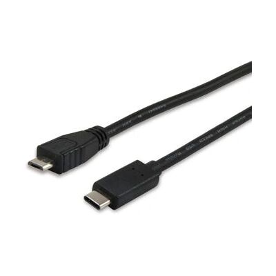 Câble USB-C à Micro-USB B - 1m - Noir - Publicité Câble USB-C à Micro-USB B - 1m - Noir - Publicité