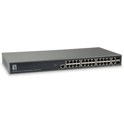 Switch Ethernet Gigabit Layer 3 gerenciado GEL-2681 - 24 portas + 2 SFP Switch Ethernet Gigabit Layer 3 gerenciado GEL-2681 - 24 portas + 2 SFP