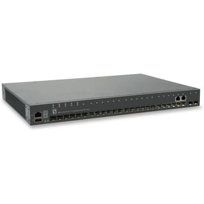 Switch réseau LevelOne GTL-2882 - 28 Ports, Géré, Gris Switch réseau LevelOne GTL-2882 - 28 Ports, Géré, Gris