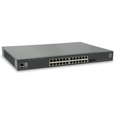 Switch di rete LevelOne GTL-2891 - 24 Porte Gestito Gigabit Switch di rete LevelOne GTL-2891 - 24 Porte Gestito Gigabit