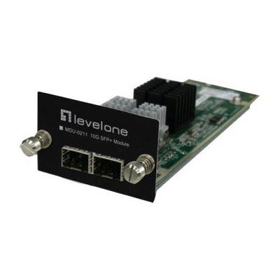LevelOne MDU-0211 2-portars 10G SFP nätverksmodul - Switch LevelOne MDU-0211 2-portars 10G SFP nätverksmodul - Switch