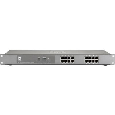 Switch LevelOne FEP-1612W380 16-portas Ethernet Rápido PoE - Cinza Switch LevelOne FEP-1612W380 16-portas Ethernet Rápido PoE - Cinza