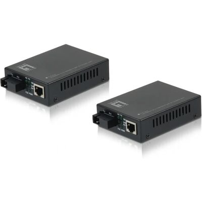 LevelOne FVT-2202 Convertidor de Medios de Red - Negro LevelOne FVT-2202 Convertidor de Medios de Red - Negro
