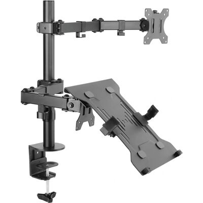 Suport Dublu Monitor Equip - Negru 13-32" VESA 100x100mm Suport Dublu Monitor Equip - Negru 13-32" VESA 100x100mm