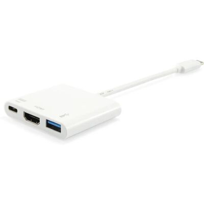 Adaptador Equip USB Type-C para HDMI & USB-A - Suporte 4K Adaptador Equip USB Type-C para HDMI & USB-A - Suporte 4K