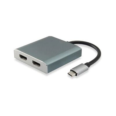 Adaptador de gráficos USB Equip 133464 - 4096 x 2160 - Gris Adaptador de gráficos USB Equip 133464 - 4096 x 2160 - Gris