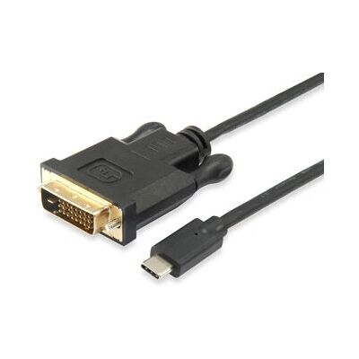 Equip 133468 Cablu USB Type-C către DVI-D - Negru Equip 133468 Cablu USB Type-C către DVI-D - Negru