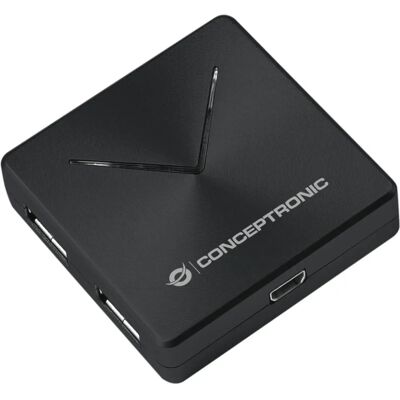 Conceptronic HUBBIES02B Hub USB - Noir - 4 Ports Conceptronic HUBBIES02B Hub USB - Noir - 4 Ports