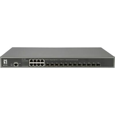 LevelOne GTL-2091 Spravovaný L3 Gigabit Ethernet switch - Šedý LevelOne GTL-2091 Spravovaný L3 Gigabit Ethernet switch - Šedý