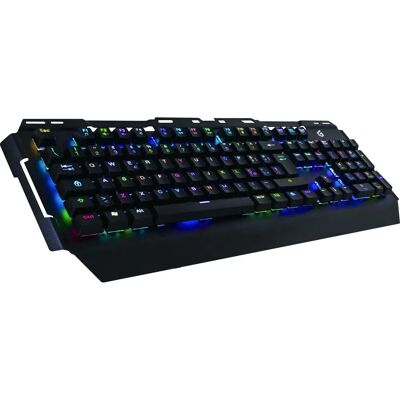 Tastiera da Gaming Meccanica Conceptronic KRONIC - Nera - RGB, 105 Tasti Tastiera da Gaming Meccanica Conceptronic KRONIC - Nera - RGB, 105 Tasti