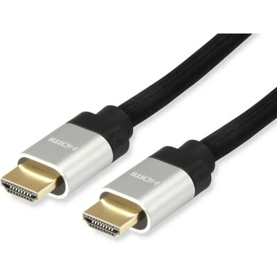 Câble HDMI Equip 119381 - 2m, Noir, Support 8K - Publicité Câble HDMI Equip 119381 - 2m, Noir, Support 8K - Publicité