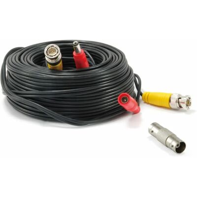 LevelOne Coaxial Kabel 18m BNC DC Zwart LevelOne Coaxial Kabel 18m BNC DC Zwart