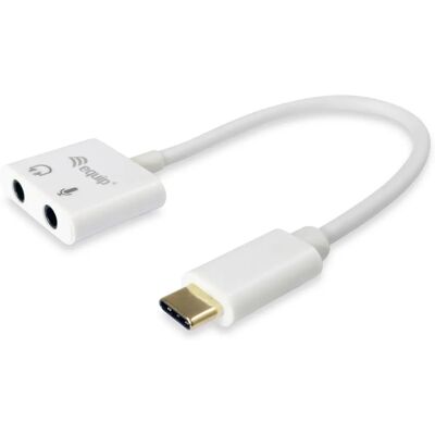 Adaptateur audio USB-C Equip 133460 - Compact, 3,5mm, 15cm - carte son - Publicité Adaptateur audio USB-C Equip 133460 - Compact, 3,5mm, 15cm - carte son - Publicité
