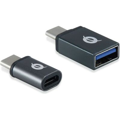 Conceptronic Donn Adaptador de género USB - USB-C, Micro USB, Type-A Conceptronic Donn Adaptador de género USB - USB-C, Micro USB, Type-A