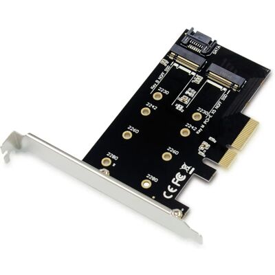 Conceptronic EMRICK04B interfészkártya - NVMe PCIe/SATA adapter Conceptronic EMRICK04B interfészkártya - NVMe PCIe/SATA adapter